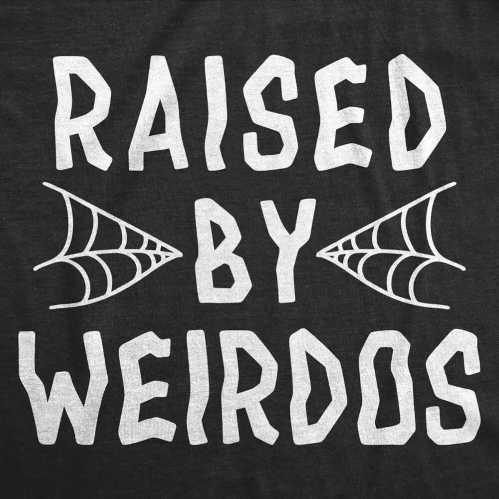 Raised By Weirdos Baby Bodysuit Funny Halloween Jumper For Infants